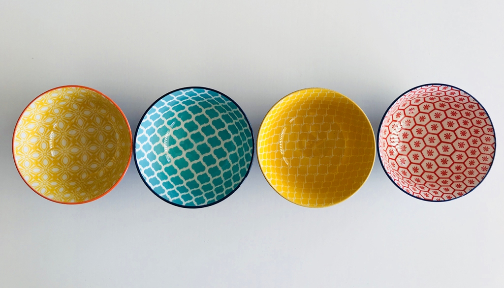 Colourful little bowls!